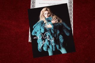 Adele Photograph Handsigned 8 X 10,  With