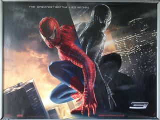 Cinema Poster: Spider - Man 3 2007 (quad) Tobey Maguire Kirsten Dunst James Franco
