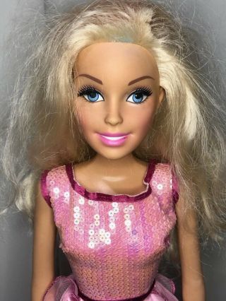 2013 Barbie Just Play Mattel My Size Best Friend 28” Inch Tall Blonde Hair 3