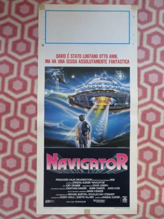 Navigator /flight Of The Navigator Italian Locandina (27.  5 " X13 ") Poster 1986