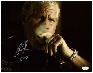 Ron Perlman Signed Autograph 11x14 Photo - Sons Of Anarchy " Clay " (jsa)