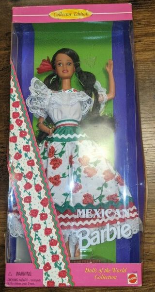 1996 Dolls Of The World Mexican Barbie Collector Edition 14449