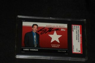 Larry Thomas 2011 Topps American Pie Signed Auto Card Seinfeld Soup Nazi Sgz