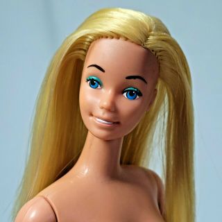 Vintage Sunsational Malibu Barbie 1067 Nude Doll Only Superstar 1981 Beach Party