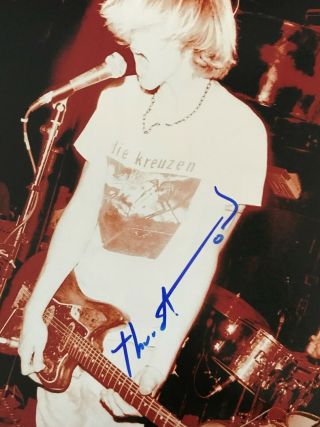 Thurston Moore Sonic Youth Musician Signed 8x10 Autographed Photo E3