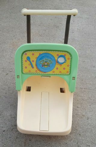VTG Cabbage Patch Kids doll Table Mate High Chair table seat Latch 1983 toy OLD 2