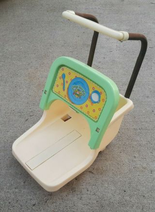 VTG Cabbage Patch Kids doll Table Mate High Chair table seat Latch 1983 toy OLD 3