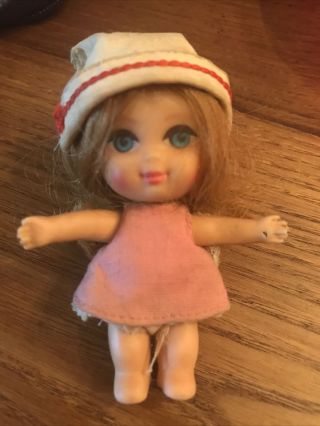 Vintage 1966 Mattel Liddle Kiddles Florence Niddle Kiddle Nurse Doll