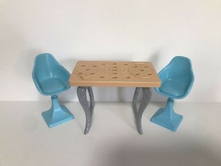 2015 Barbie Dream House Cjr47 Replacement Parts - Kitchen Table And Chairs