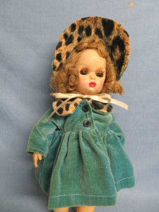 Vintage Outfit For Tiny Terri Lee 10 " Doll Coat Hat Clothes Ex Con.