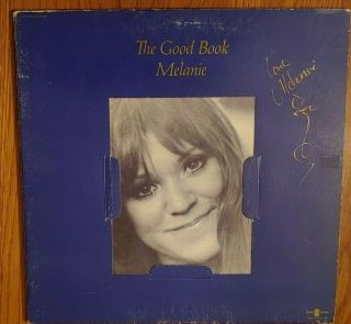 Melanie Safka Signed The Good Book Vinyl Lp