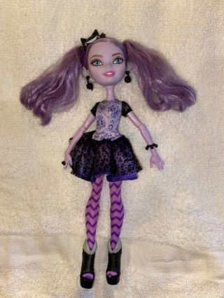 Ever After High Way Kitty Cheshire Doll 1st Edition Purple Long
