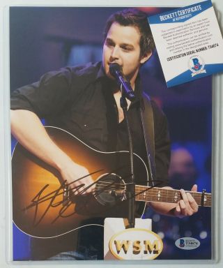 Easton Corbin Signed Photo Beckett Bas Bgs Autographed Country Music Singer