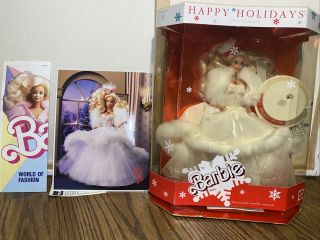 Happy Holiday Barbie Doll 1989 Special Edition Mattel Box Nrfb