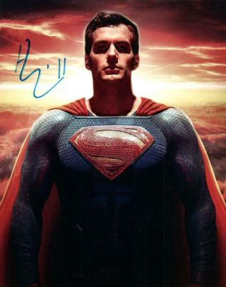 Henry Cavill Autographed 8x10 Picture Signed Photo Pic Includes