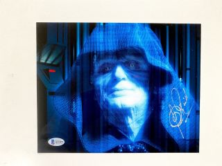 Clive Revill Signed Star Wars 8x10 Photo Beckett Bas Emperor Palpatine Auto