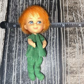 Vintage 1960’s Mattel Liddle Kiddles Doll Storybook Peter Paniddle Peter Pan