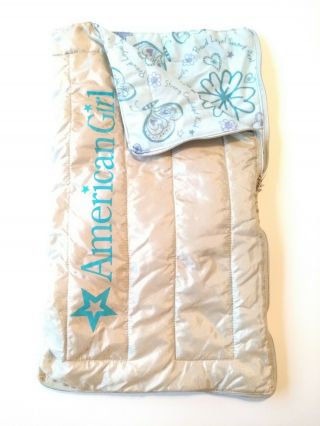 American Girl Doll Cozy Sleeping Bag W/ Carrying Case For Doll Only 2011