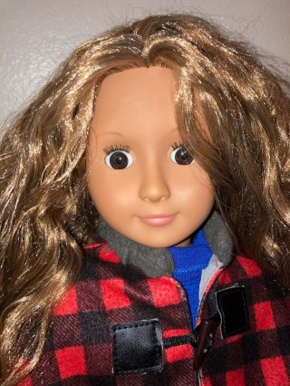 Our Generation Battat 18 " Doll Curly Hair