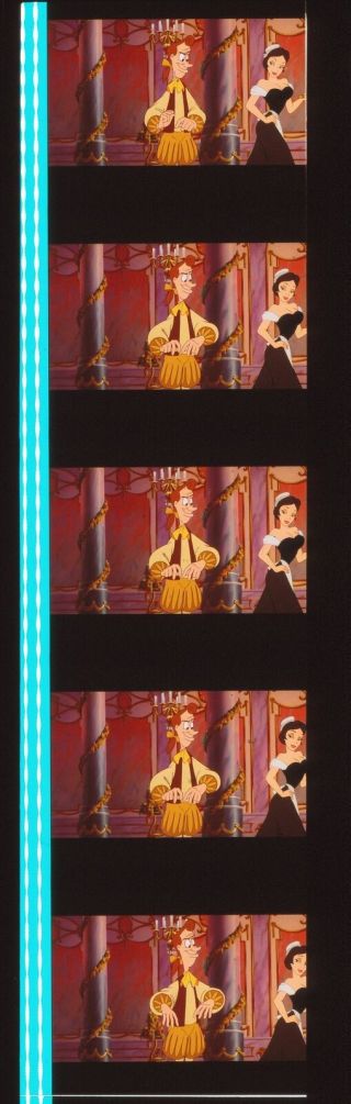 The Beauty And The Beast 35mm Film Cell Strip Very Rare O102
