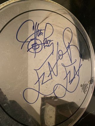 Autograph Drum Head Chuck D And Flavor Flav Public Enemy Hip Hop Legends