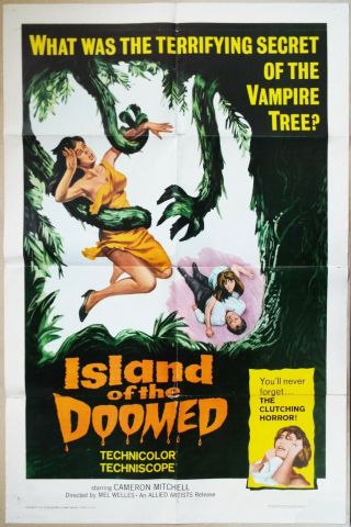 Island Of The Doomed 1966 Cameron Mitchell,  George Martin Us Poster