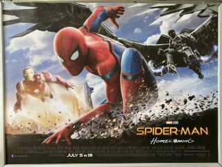 Cinema Poster: Spider - Man Homecoming 2017 (main Quad) Tom Holland