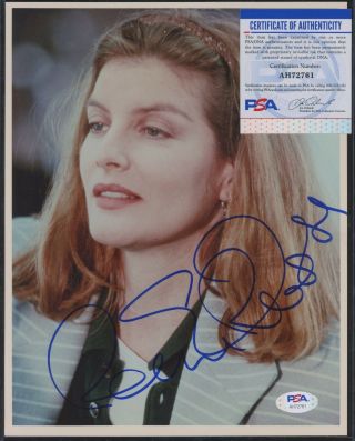 Rene Russo Lethal Weapon Tin Cup Signed 8x10 Photo Psa/dna Actress