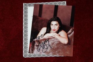 Amy Winehouse Photograph Handsigned 8 X 10,  With