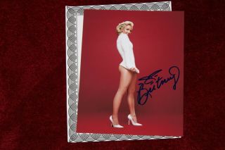 Britney Spears Photograph Handsigned 8 X 10,  With
