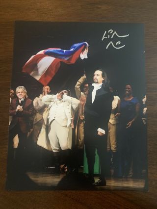 Lin Manuel Miranda Signed 8x10 Photo Autographed Broadway Hamilton