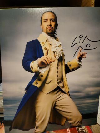Lin Manuel Miranda Signed 8x10 Photo Autographed Broadway Hamilton