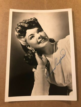 Frances Langford Rare Very Early Autographed Photo 40s Yankee Doodle