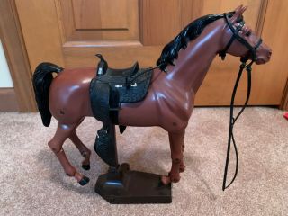 Vintage 1970 Barbie Horse Dancer With Stand And Saddle 2