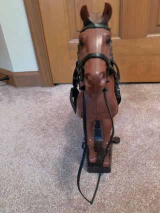 Vintage 1970 Barbie Horse Dancer With Stand And Saddle 3
