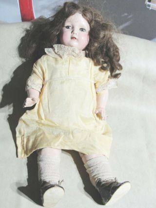 Vintage/antique Composition And Cloth Doll 21” Century Doll Co.