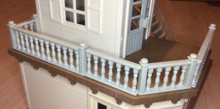 Sylvanian Families Beechwood Hall Replacement Set Of Railings (x5) Spares