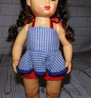 No Doll - Vintage For Tiny Terri Lee 10 " Doll Sunsuit Red White Blue