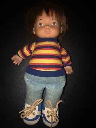 Vintage 1974 Fisher - Price Lapsitter Joey Boy Doll 206