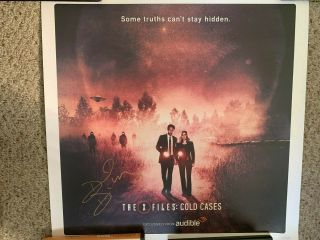 Signed Poster X Files: Cold Cases Signed By David Duchovny Numbered 17/150