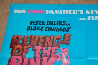 REVENGE OF THE PINK PANTHER (1978) - UK QUAD POSTER in EX. 2