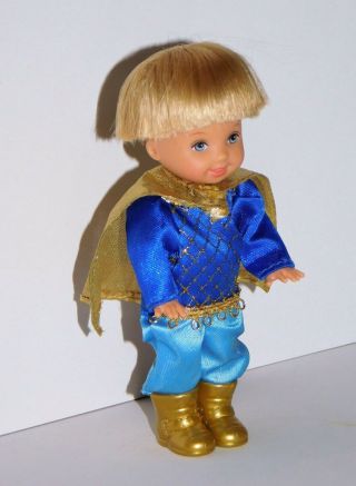 Barbie Kelly Rapunzel Tommy As Lil Prince Doll 2001 Mattel