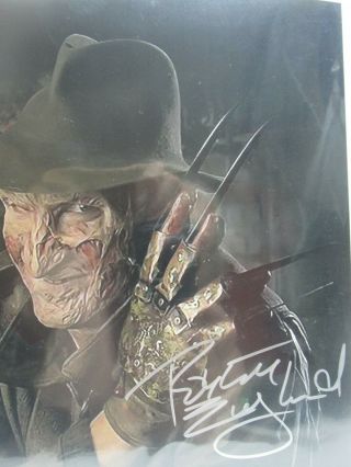 Robert Englund 8x10 Signed Photo Loa Nightmare On Elm Street