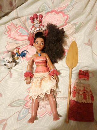 Singing Disney Moana Doll With Accessories