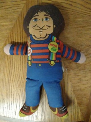 Vintage 1979 Mork From Ork Robin Williams Pull String Doll Mattel Tv Plush
