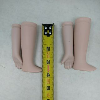 Vintage Porcelain Doll Parts Arms Legs For Repair Restore 3.  5 " Legs & Arms