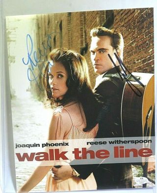 Joaquin Phoenix & Reese Witherspoon Walk The Line 8x10 Signed Photo