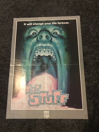 The Stuff Video Shop Film Poster Uk