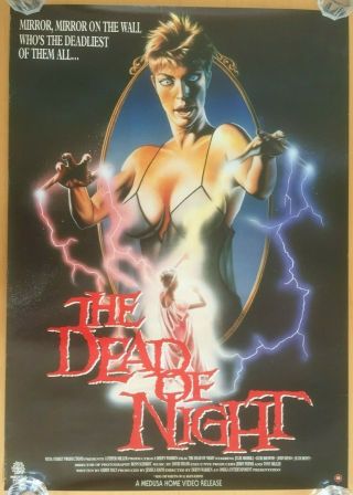 The Dead Of Night Video Shop Uk Medusa Film Movie Poster Rolled 84x60cm