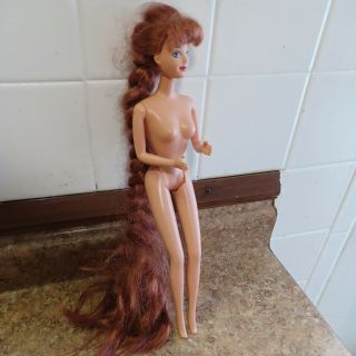 1995 Mattel Jewel Hair Mermaid Barbie Doll Midge Long Red Hair